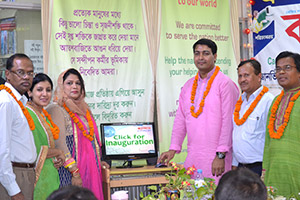 Chairman of SB Group, Shahjahan Bablu, inaugurated Free Computer Training (Batch 130) as Chief Guest; Dr. M Helal is presiding over. (2014)